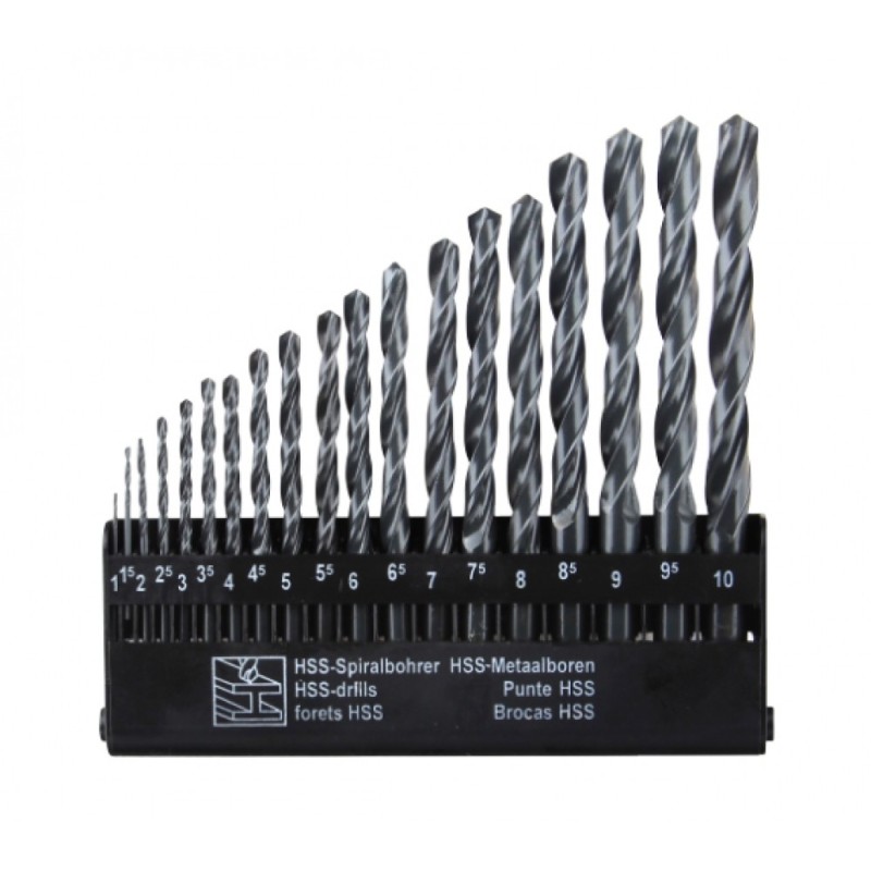 Set 19 Burghie Metal HSS, 1-10 mm, EvoTools