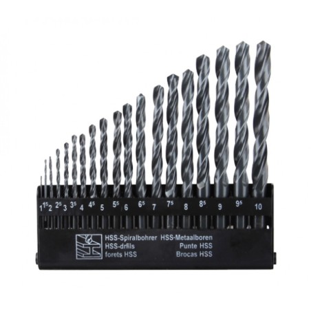 Set 19 Burghie Metal HSS, 1-10 mm, EvoTools